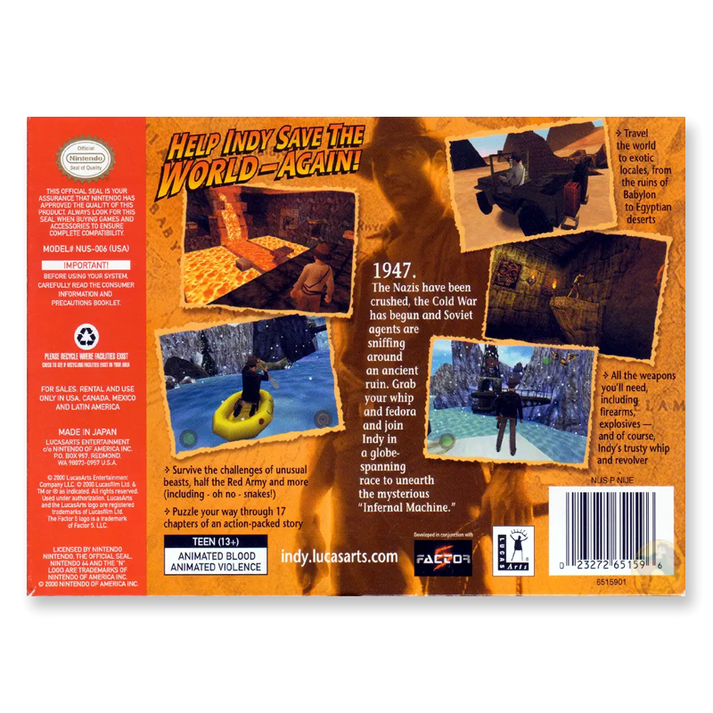 Indiana Jones and the Infernal Machine (Nintendo 64)