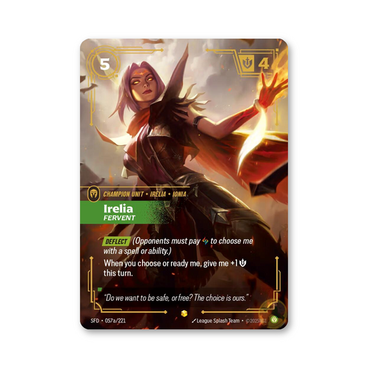 Irelia - Fervent (Alternate Art) - 057a/221 (Spiritforged)