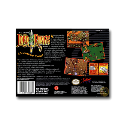 J.R.R. Tolkien's The Lord of the Rings: Volume 1 (Nintendo SNES)
