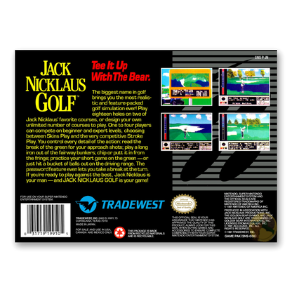 Jack Nicklaus Golf (Nintendo SNES)