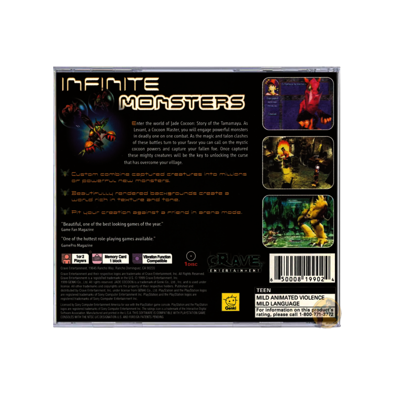 Jade Cocoon: Story of the Tamamayu (PlayStation 1)