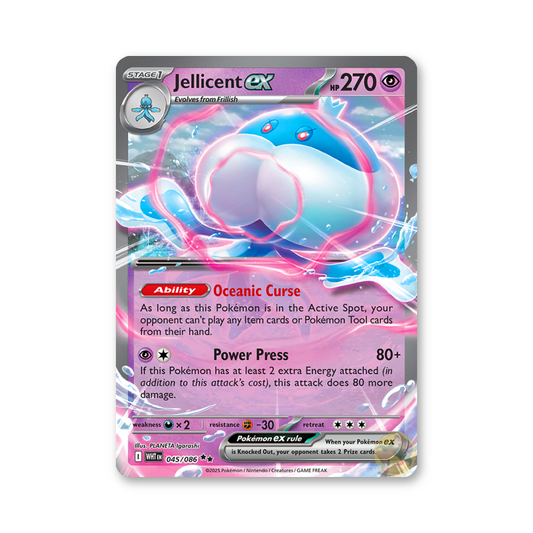 Jellicent ex - 045/086 (White Flare)