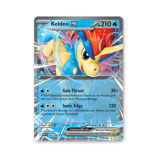 Keldeo ex - 030/086 (White Flare)