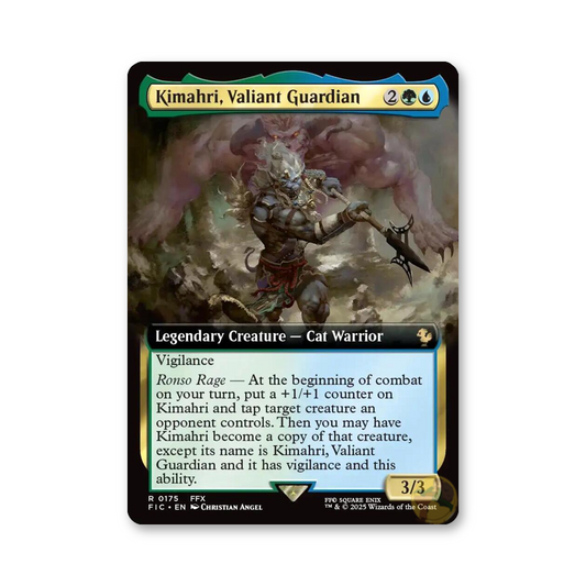 Kimahri, Valiant Guardian (Extended Art)  - 175 (Commander: FINAL FANTASY)