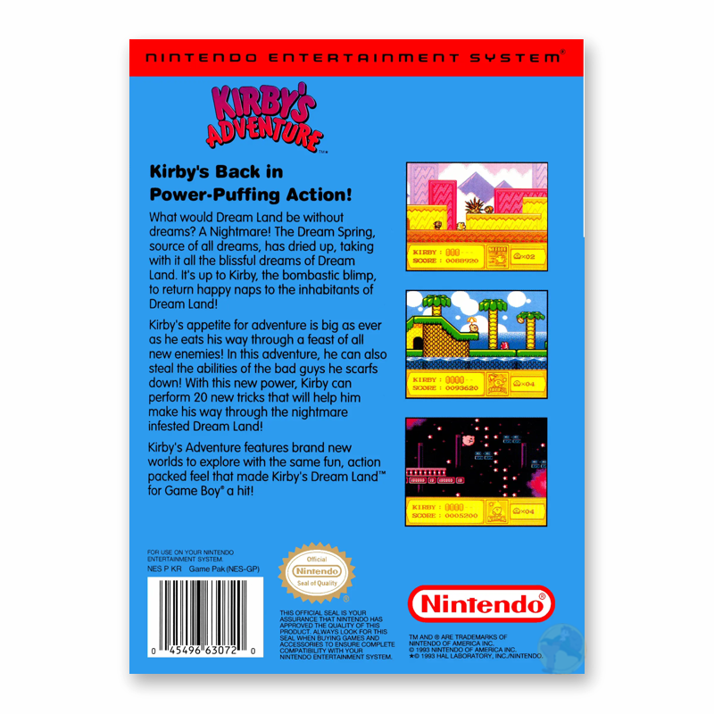 Kirby's Adventure (Nintendo NES)