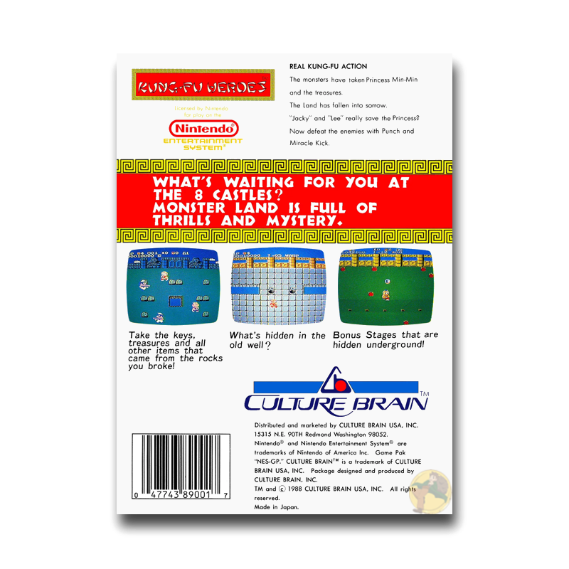 Kung-Fu Heroes (Nintendo NES)