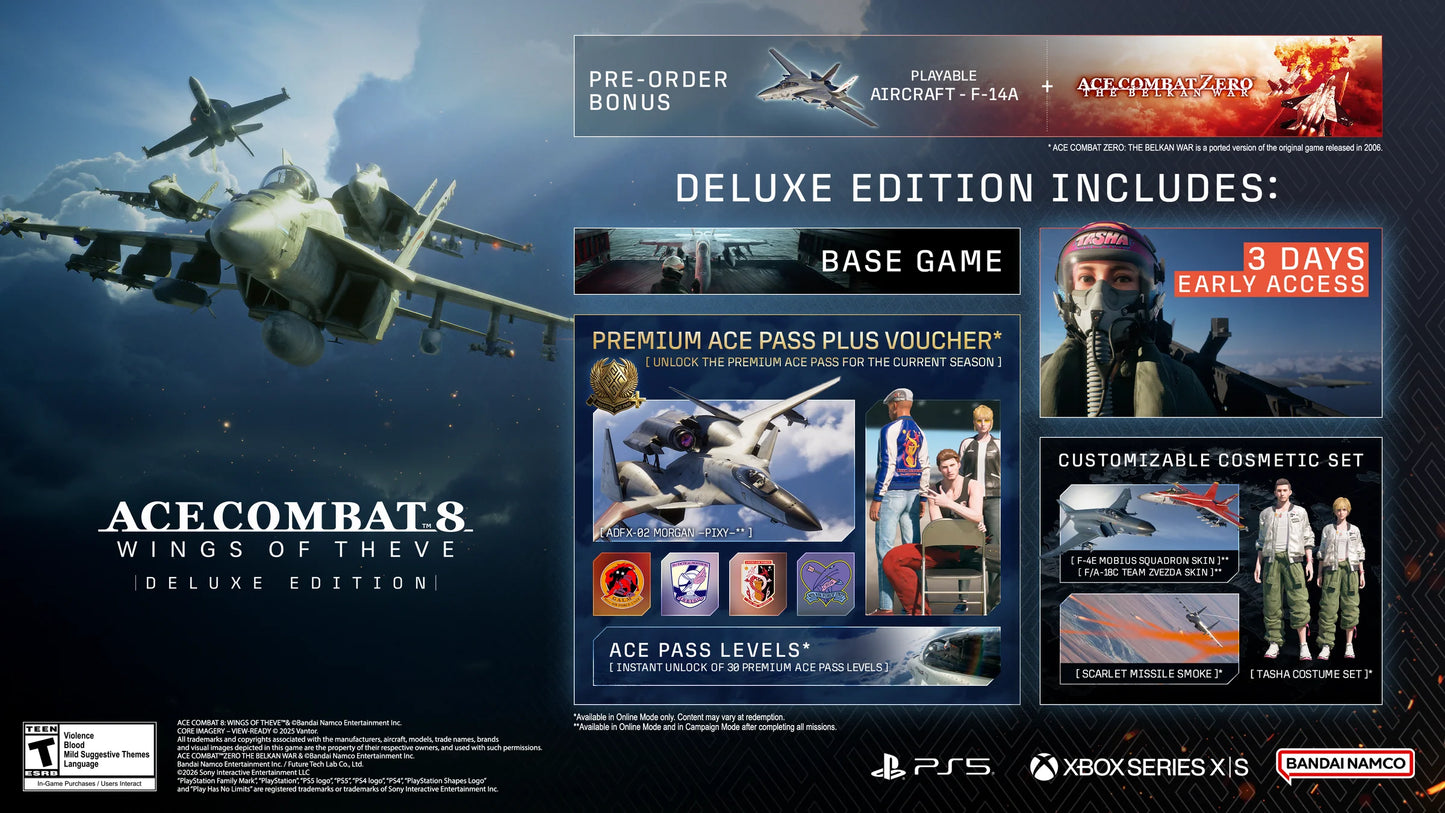 Ace Combat 8: Wings of Theve [Deluxe Edition] (PlayStation 5) [PREORDER]