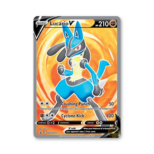 Lucario V - SWSH213 (Sword & Shield Promo Cards)
