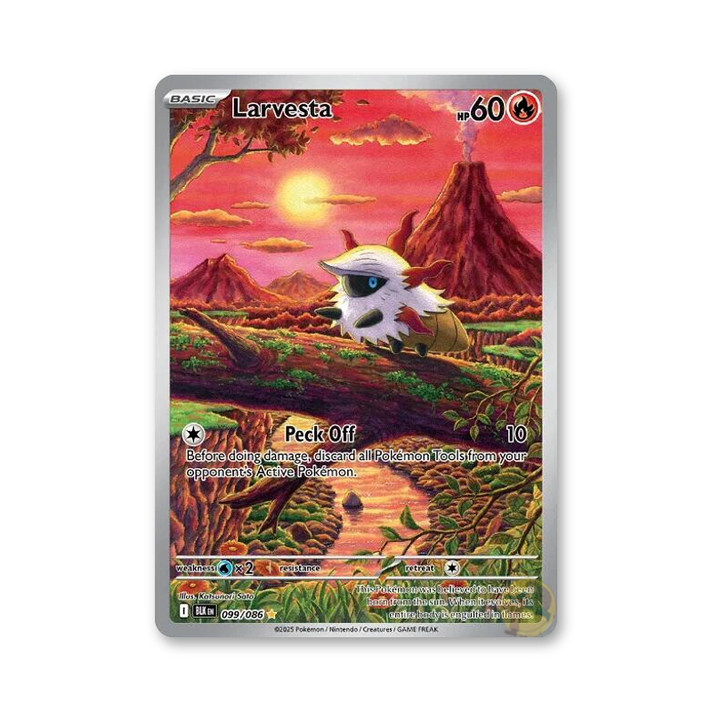 Larvesta - 099/086 (Black Bolt)