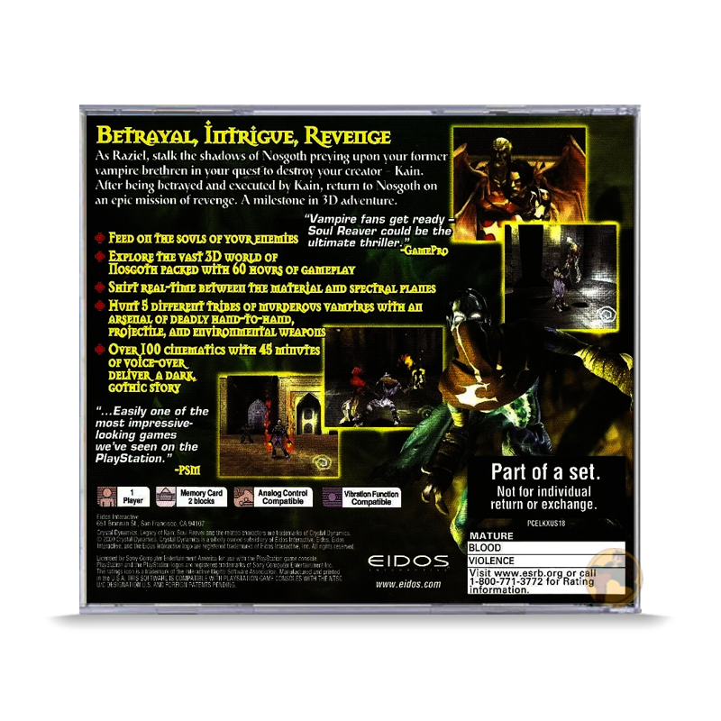 Legacy of Kain: Soul Reaver [Collector's Edition Variant] (PlayStation 1)