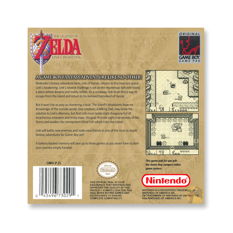 Legend of Zelda: Link's Awakening (Nintendo Game Boy)