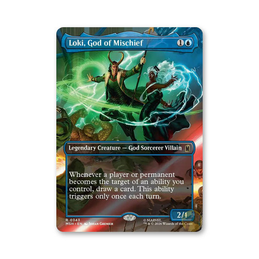 Loki, God of Mischief (Borderless) - 0343 (Marvel Super Heroes)