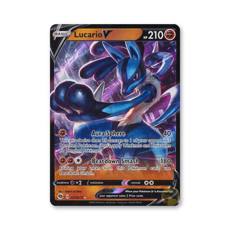 Lucario V - 27/73 (Champion's Path)