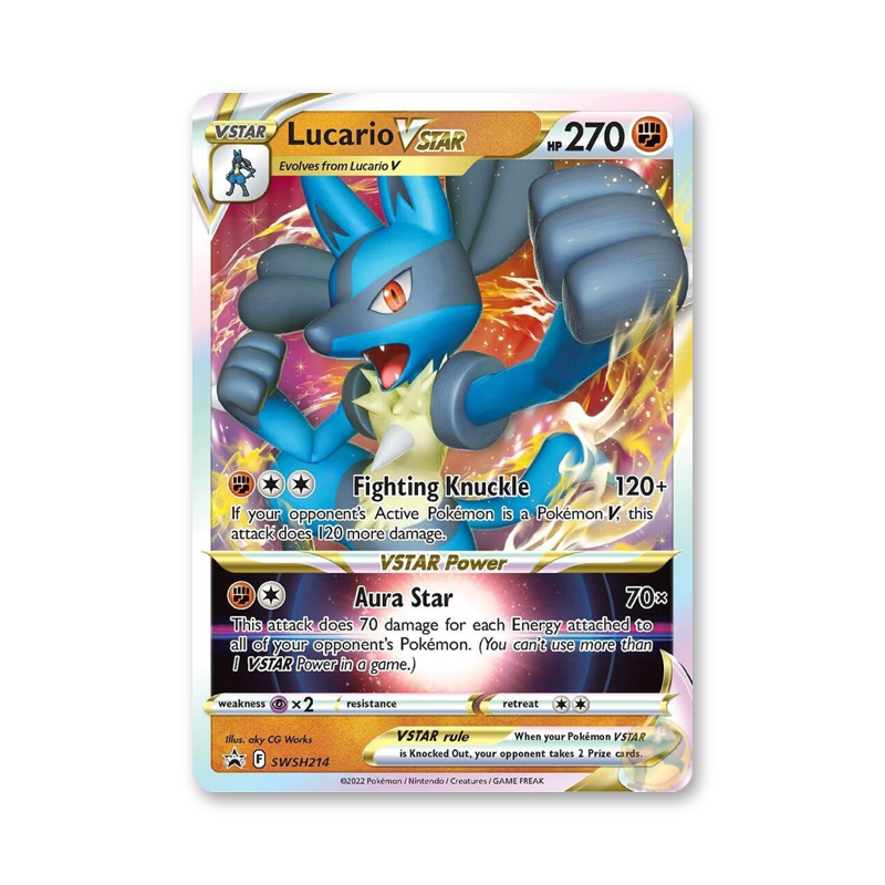 Lucario VSTAR - SWSH214 (Sword & Shield Promo Cards)