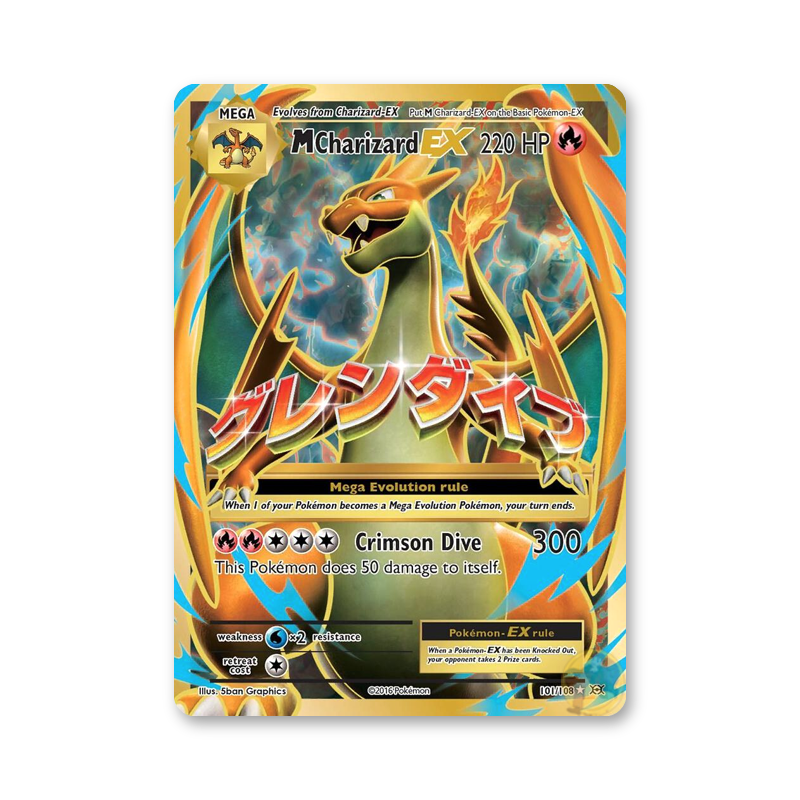 M Charizard EX (Full Art) - 101/108 (Evolutions)