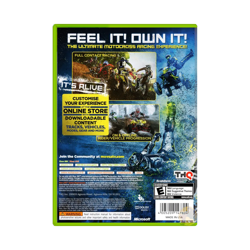MX vs. ATV Alive (Xbox 360)