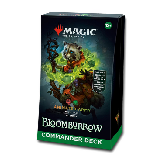 Magic: The Gathering - Bloomburrow Commander Deck - Animated Army (Red-Green)