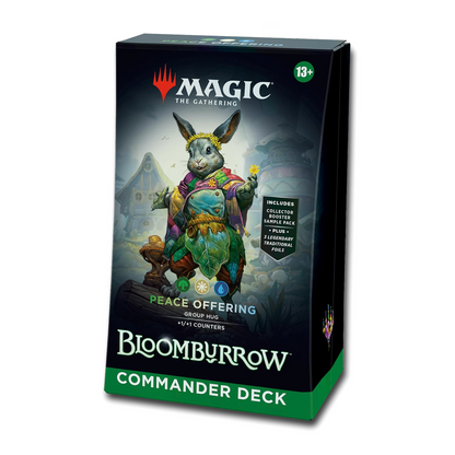 Magic: The Gathering - Bloomburrow Commander Deck - Peace Offering (Green-White-Blue)