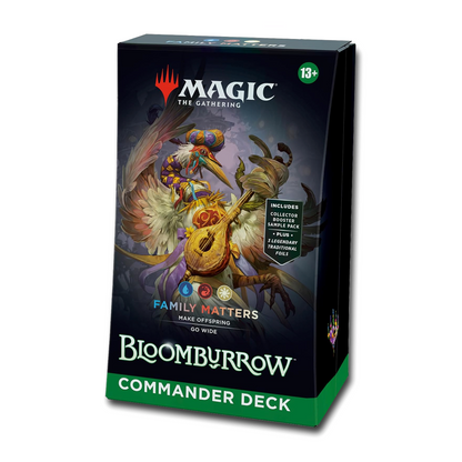 Magic: The Gathering - Bloomburrow Commander Deck - Family Matters (Blue-Red-White)