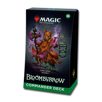 Magic: The Gathering - Bloomburrow Commander Deck - Squirreled Away (Black-Green)