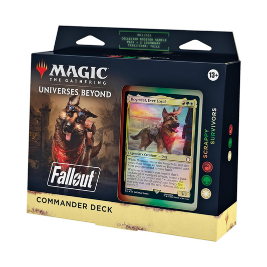 Magic: The Gathering - Fallout Commander Deck - Scrappy Survivors (Red-Green-White)