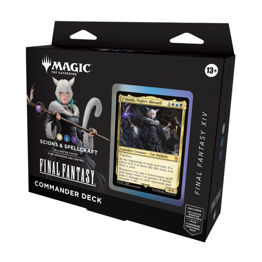 Magic: The Gathering - Final Fantasy Commander Deck - Scions & Spellcraft (White-Blue-Black)