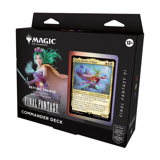 Magic: The Gathering - Final Fantasy Commander Deck - Revival Trance (Red-White-Black)