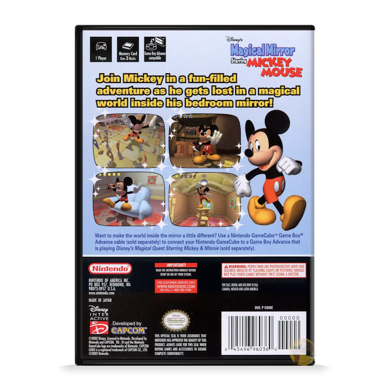 Magical Mirror Starring Mickey Mouse (Nintendo GameCube)