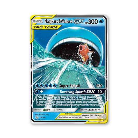 Magikarp & Wailord GX - SM166 (Sun & Moon Promo)