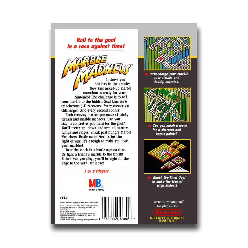 Marble Madness (Nintendo NES)