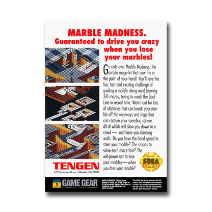 Marble Madness (Sega Game Gear)