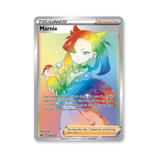 Marnie (Secret) - 208/202 (Sword & Shield Base Set)