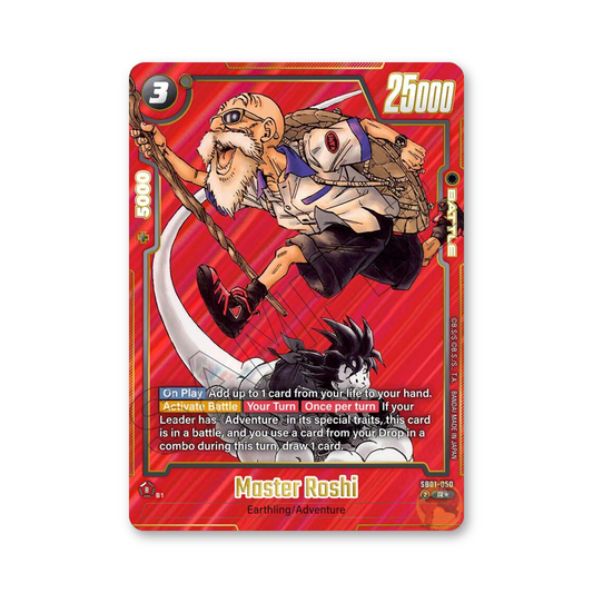 Master Roshi (Alternate Art) - SB01-050 (Manga Booster 01)