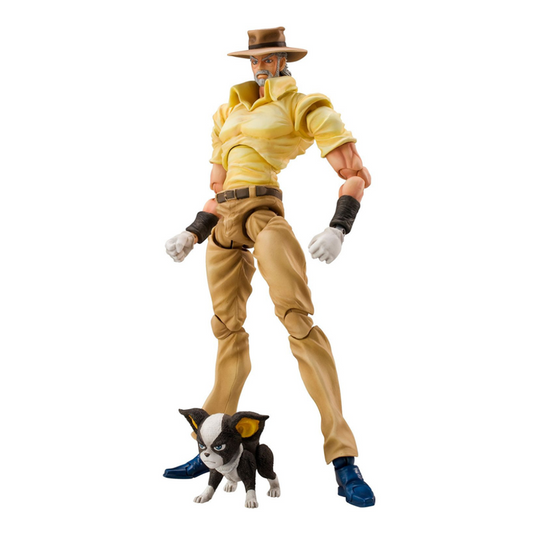 JoJo’s Bizarre Adventure: Stardust Crusaders – Joseph Joestar & Iggy Super Action Statue Figure (Medicos)