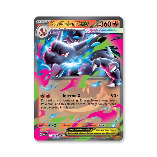 Mega Charizard X ex - 013/094 (Phantasmal Flames)