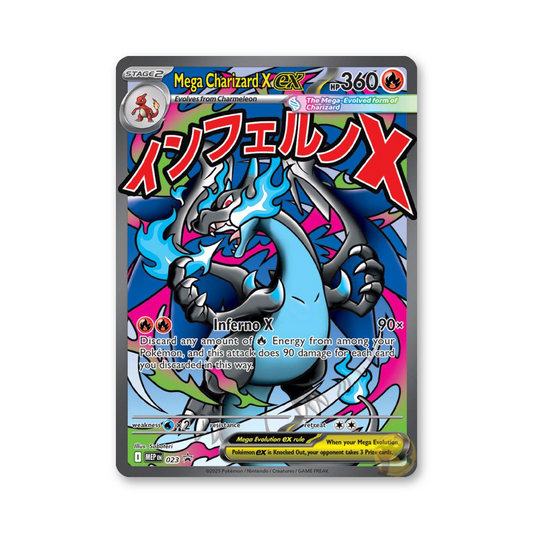Mega Charizard X ex - 023 (Mega Evolution Promo)
