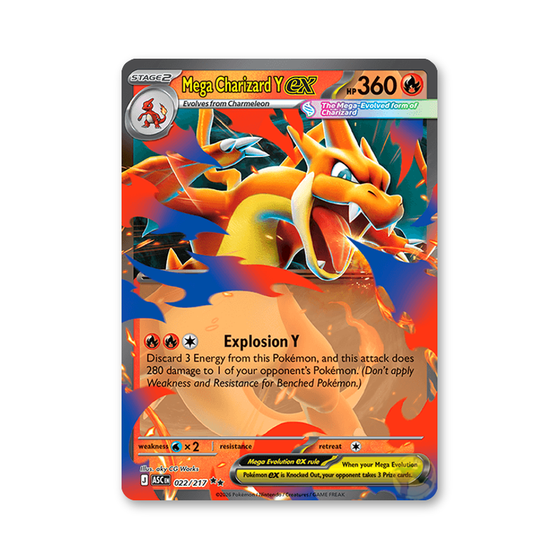 Mega Charizard Y ex - 022/217 (Ascended Heroes)