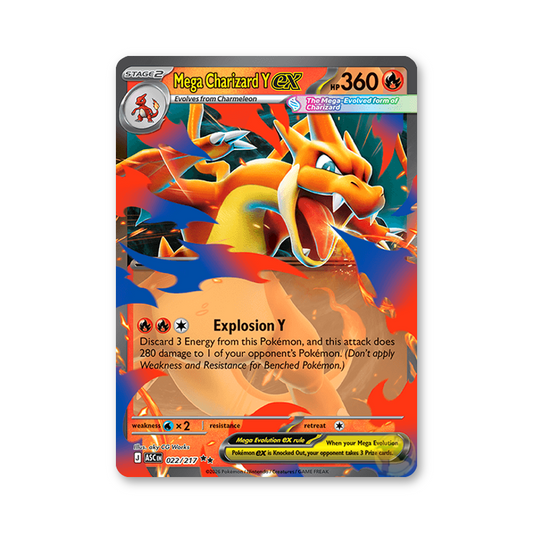 Mega Charizard Y ex - 022/217 (Ascended Heroes)