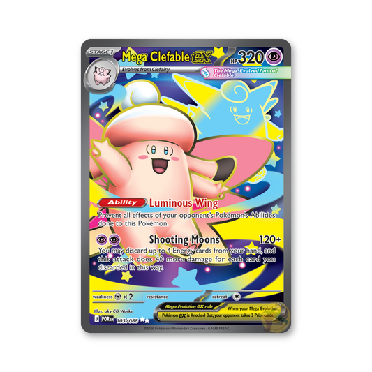 Mega Clefable ex - 103/088 (Perfect Order)