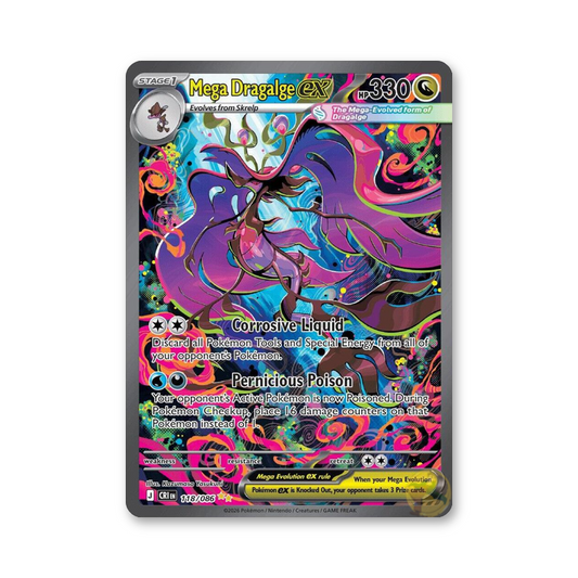 Mega Dragalga Ex - 118/086 (Chaos Rising)