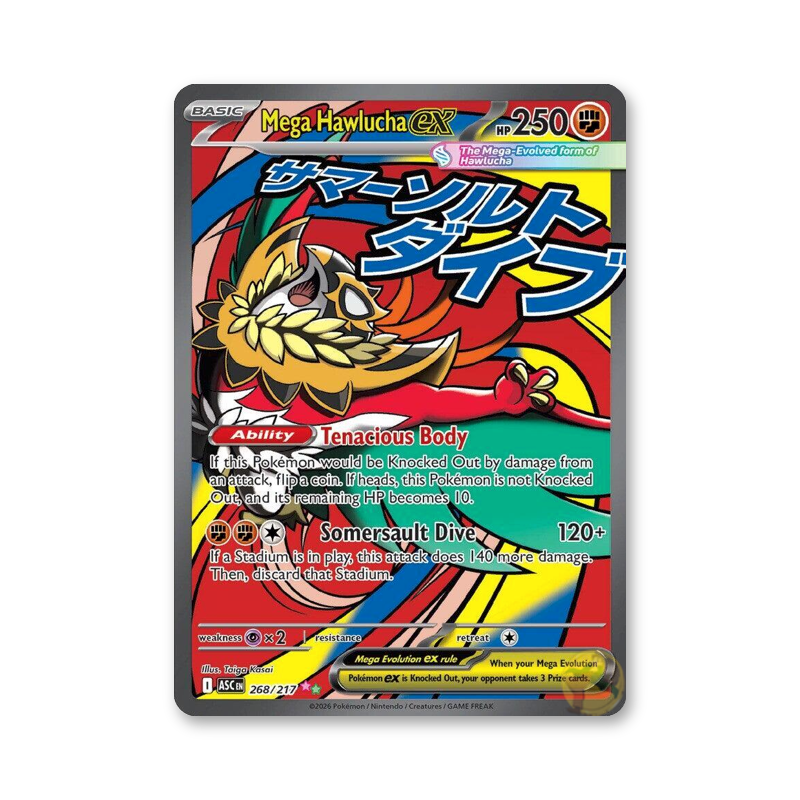 Mega Hawlucha ex - 268/217 (Ascended Heroes)