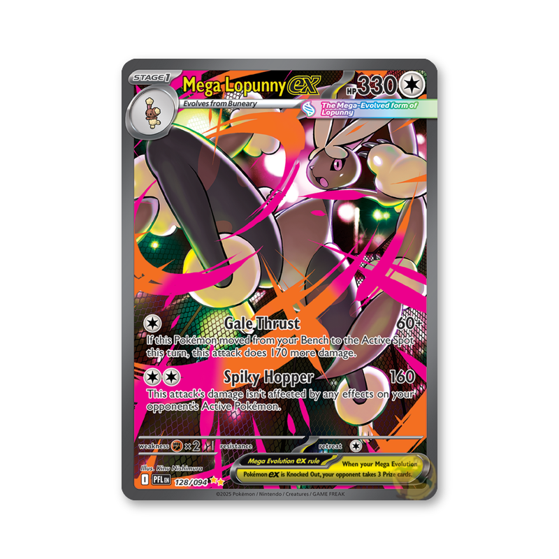 Mega Lopunny ex - 128/094 (Phantasmal Flames)