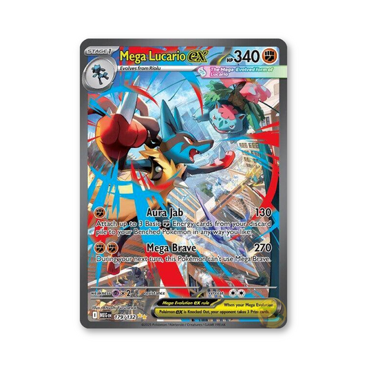 Mega Lucario ex - 179/132 (Mega Evolution)