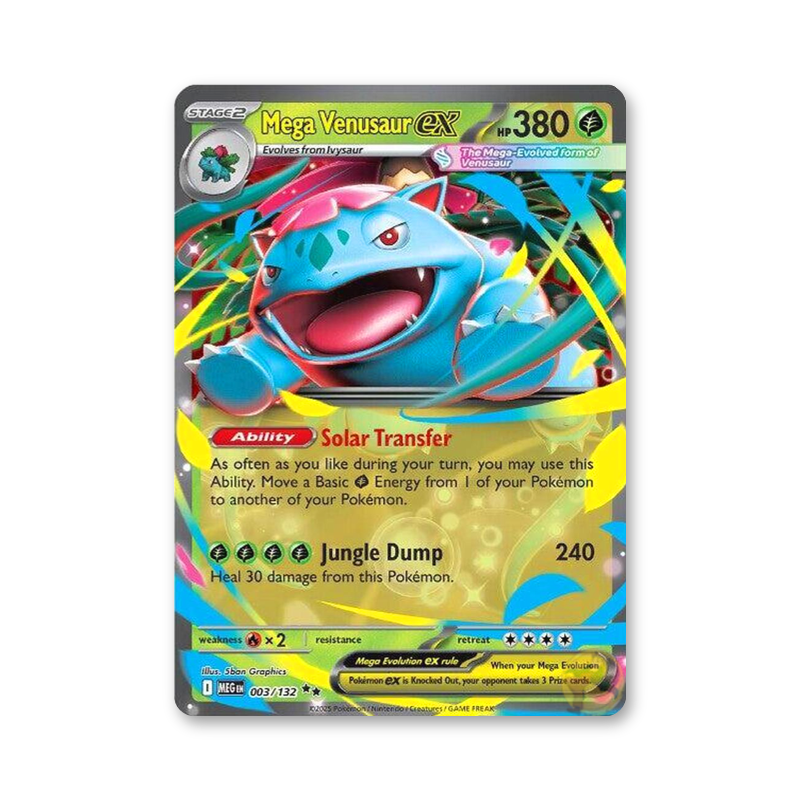 Mega Venusaur ex - 003/132 (Mega Evolution)