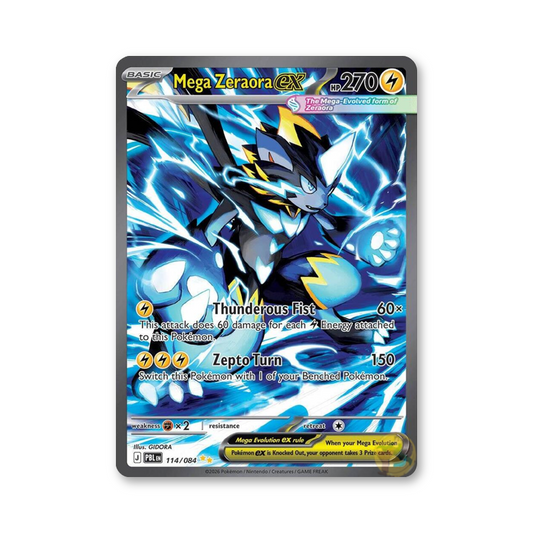 Mega Zeraora - 114/084 (Pitch Black)