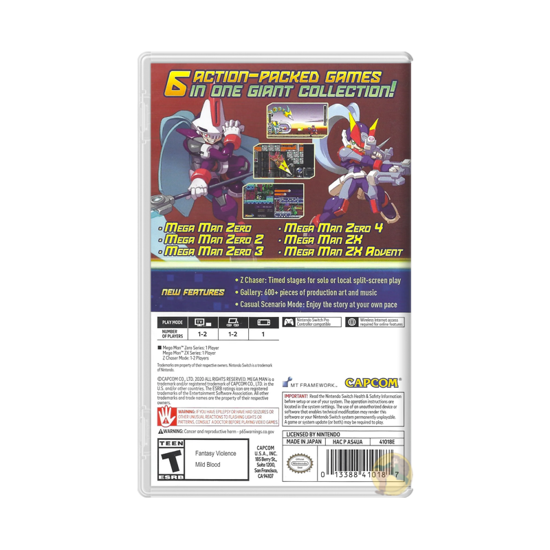 Mega Man Zero/ZX Legacy Collection (Nintendo Switch)