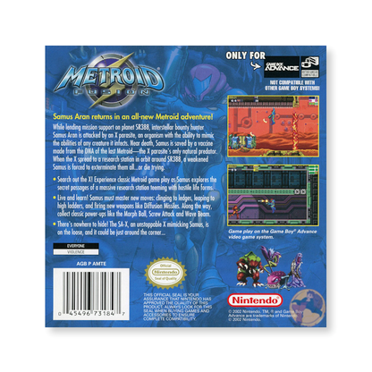 Metroid Fusion (Nintendo Game Boy Advance)
