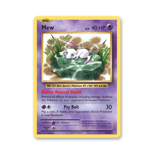 Mew - 53/108 (XY Evolutions)