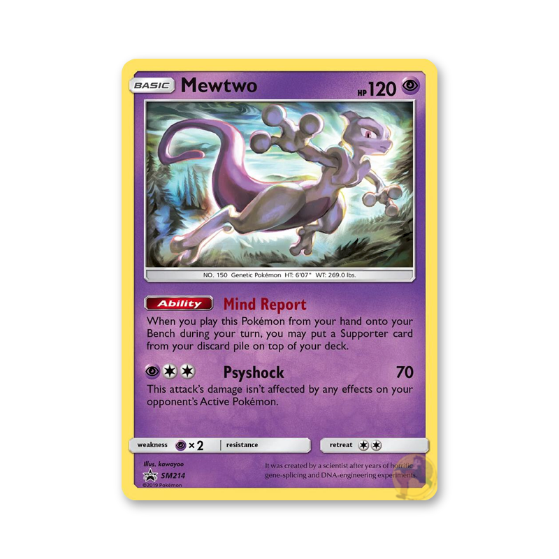 Mewtwo - SM214 (Sun & Moon Promos Cards)
