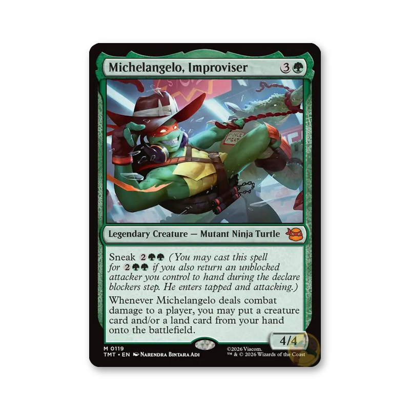 Michelangelo, Improviser - 0119 (Teenage Mutant Ninja Turtles)